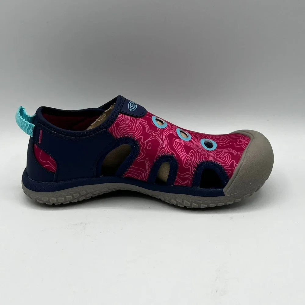 KEEN Kids Stingray Blue Depths Festival Fuchsia Waterproof‎ Sandals Size 13